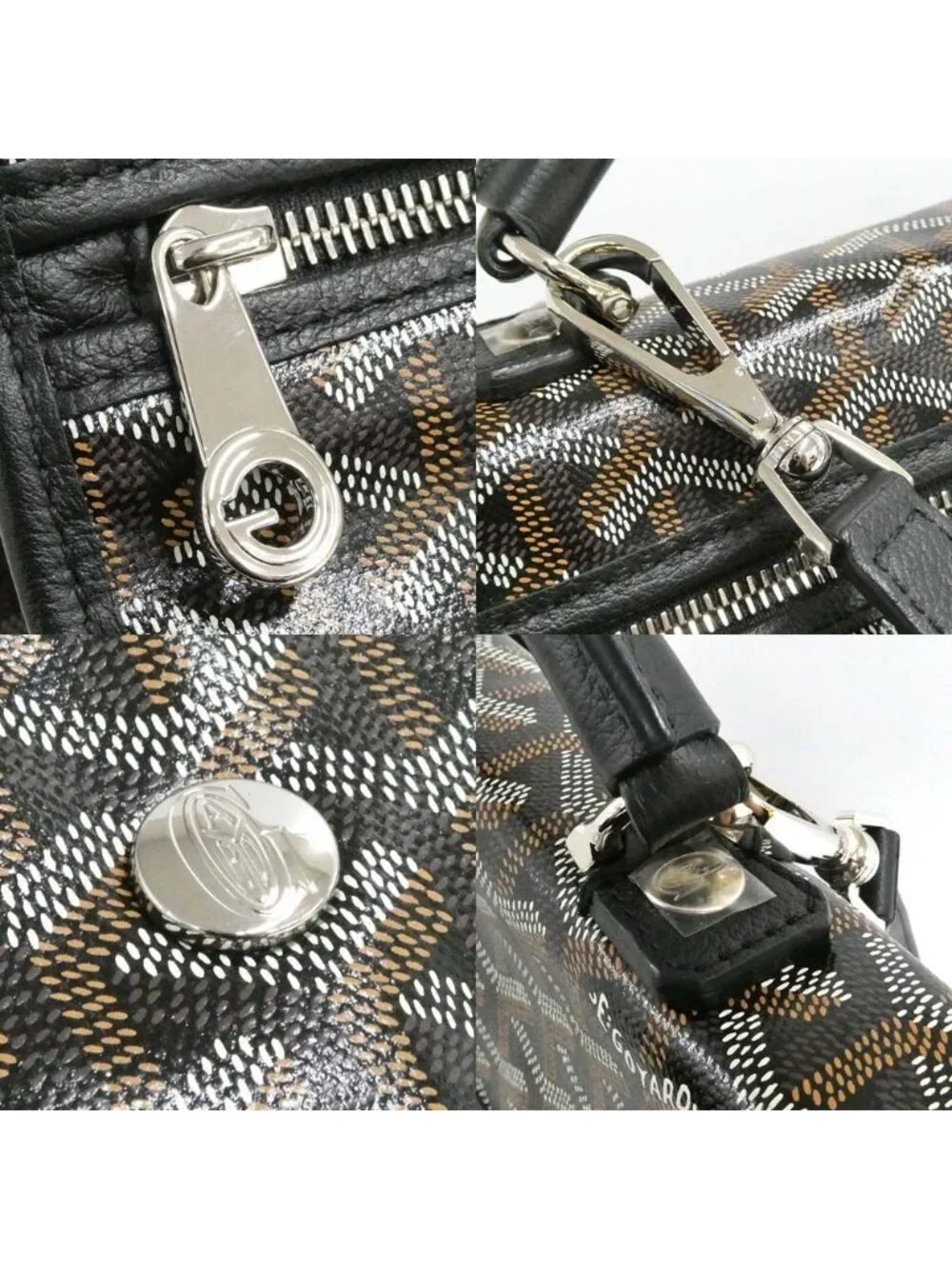 Goyard Saint Leger Backpack Handbag 2-Way Black